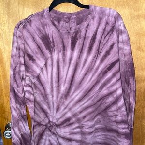 Pink/Purple tye dye long sleeve